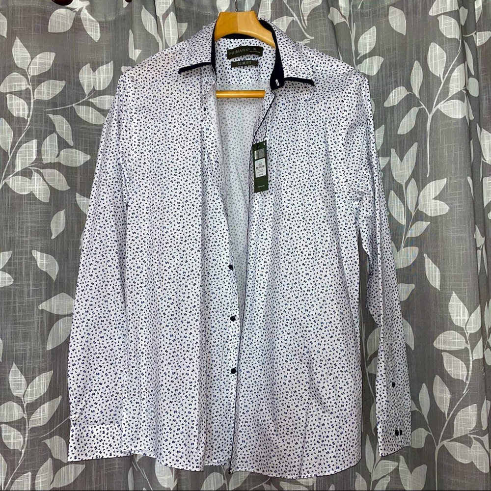 Floral Print Button Down Long Sleeve Shirt
